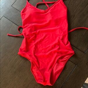Aerie! Vibrant Red One-Piece Swimsuit
